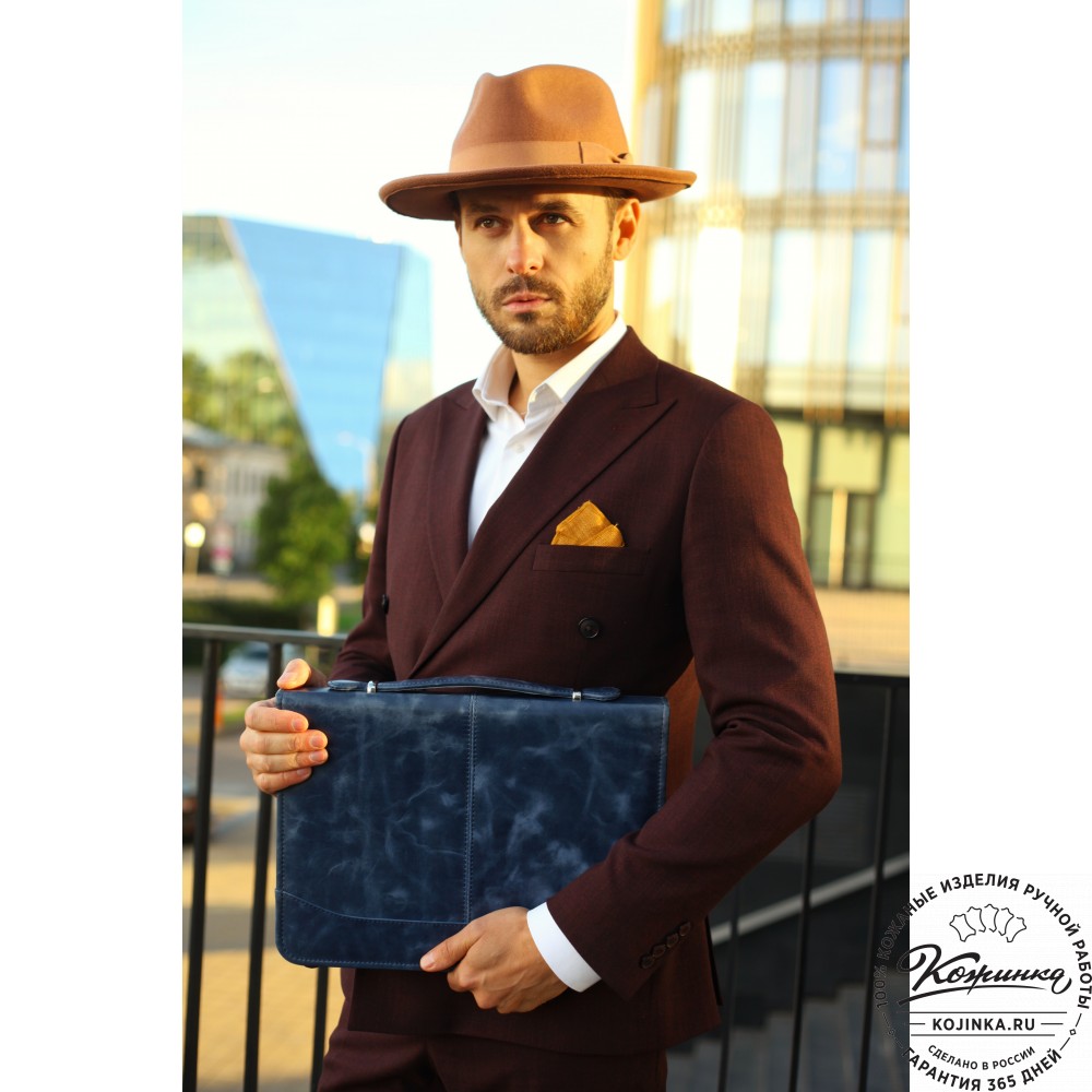 Папка для документов "Атташе" (чёрная)